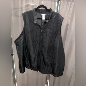 Black Quilted Women's Vest